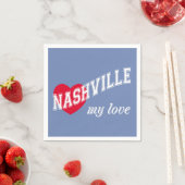 Nashville meine Liebe Serviette (Beispiel)