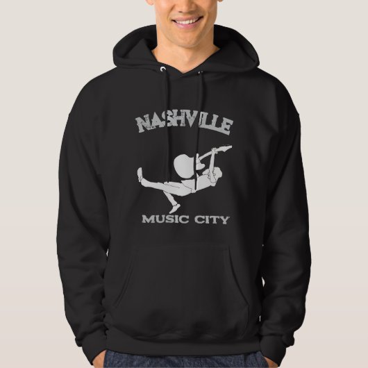Nashville Metal-Gitarrist Hoodie (Vorderseite)