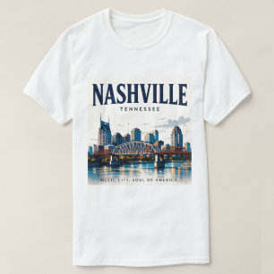 Nashville Music City Geist T-Shirt