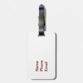 Nashville Music City Gepäckanhänger (Rückseite vertikal)