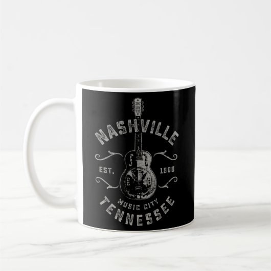 Nashville Music City Usa Kaffeetasse (Links)