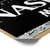 Nashville Music City USA Poster (Ecke)