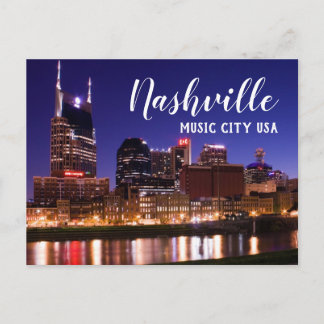 Nashville — Music City USA Postkarte