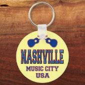 Nashville, Music City USA Schlüsselanhänger (Vorderseite)