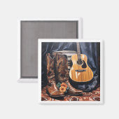 Nashville-Musik Magnet (Vorderseite/Rückseite)