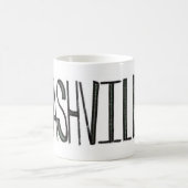 Nashville-Musik-Stadt-Logo-Tasse Kaffeetasse (Mittel)