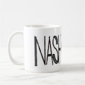 Nashville-Musik-Stadt-Logo-Tasse Kaffeetasse (Links)