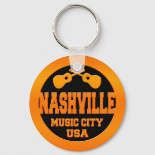 Nashville-Musik-Stadt USA Schlüsselanhänger