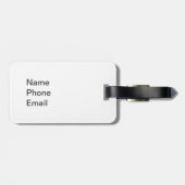 Nashville-Musiknoten Gepäckanhänger (Rückseite horizontal)