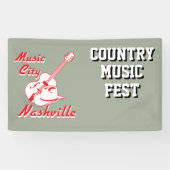 Nashville. Musikstadt Banner (Horizontal)