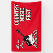 Nashville. Musikstadt Banner (Vertikal)