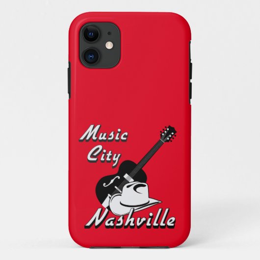 Nashville. Musikstadt Case-Mate iPhone Hülle (Rückseite)