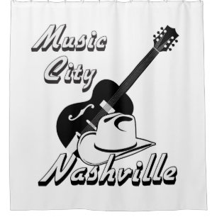 Nashville. Musikstadt Duschvorhang