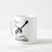 Nashville. Musikstadt Kaffeetasse (Vorderseite Links)