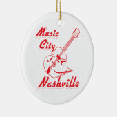 Nashville. Musikstadt Keramik Ornament (Rechts)