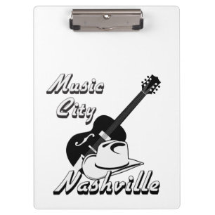 Nashville. Musikstadt Klemmbrett