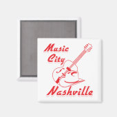 Nashville. Musikstadt Magnet (Vorderseite/Rückseite)