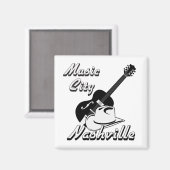 Nashville. Musikstadt Magnet (Vorderseite/Rückseite)