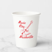 Nashville. Musikstadt Pappbecher (Rückseite)