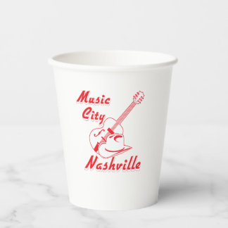 Nashville. Musikstadt Pappbecher