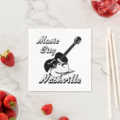 Nashville. Musikstadt Serviette (Beispiel)