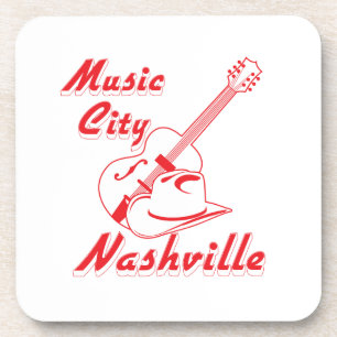 Nashville. Musikstadt Untersetzer