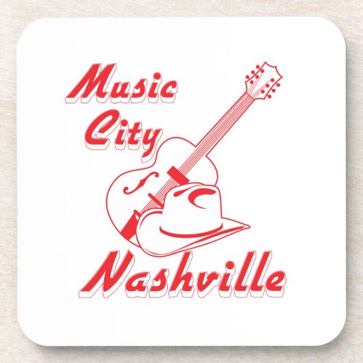 Nashville. Musikstadt Untersetzer (Vorderseite)