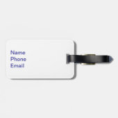 Nashville Nash Bash Music Gepäckanhänger (Rückseite horizontal)