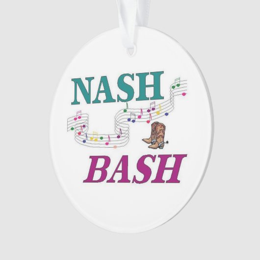 Nashville Nash Bash Music Ornament (Vorderseite)