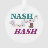 Nashville Nash Bash Music Ornament (Vorderseite)