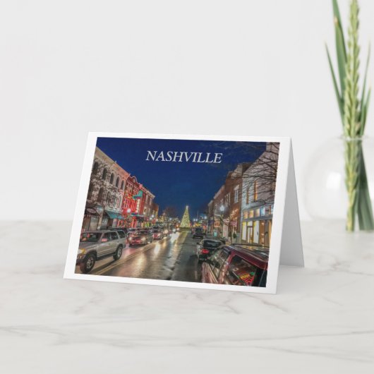 Nashville Nights Karte (Vorderseite)