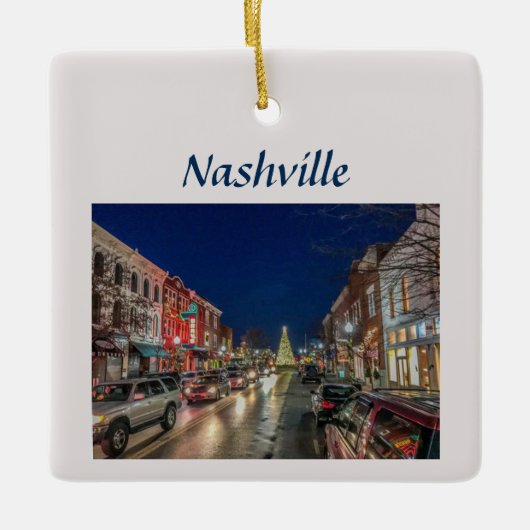 Nashville Nights Keramikornament (Vorderseite)