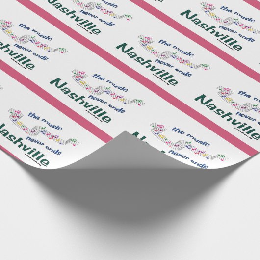 Nashville Notes Geschenkpapier (Ecke)