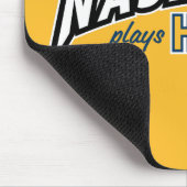 Nashville Plays Hockey Gold Mouse Pad Mousepad (Ecke)