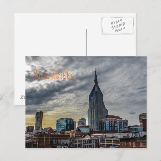 Nashville Postcard mit Text Postkarte (Vorne/Hinten)