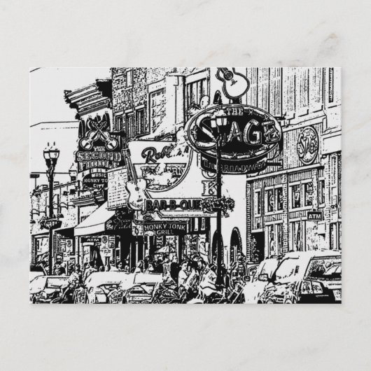 Nashville Postcard Postkarte (Vorderseite)