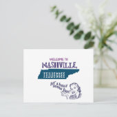 Nashville Postcard Postkarte (Stehend Vorderseite)