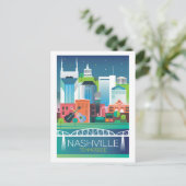 Nashville Postcard Postkarte (Stehend Vorderseite)