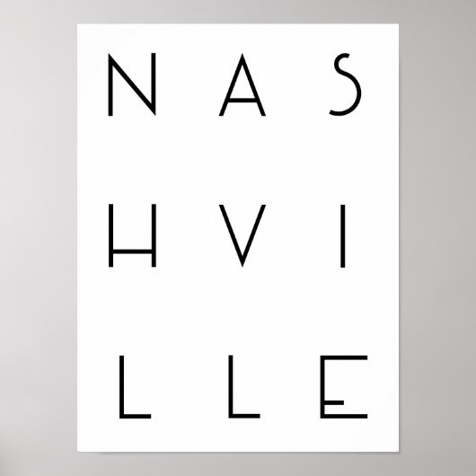 Nashville Poster (Vorne)
