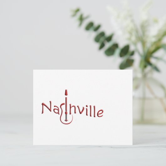 Nashville Postkarte (Stehend Vorderseite)