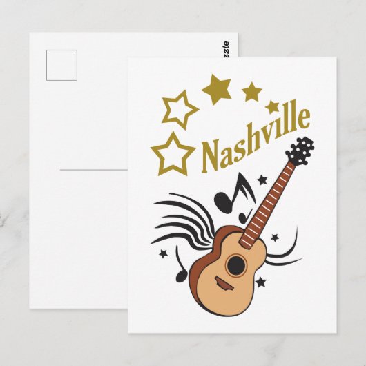 Nashville Postkarte (Vorne/Hinten)