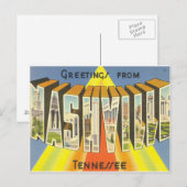 Nashville-Postkarte Postkarte (Vorne/Hinten)