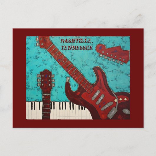Nashville, Postkarte Tennessee (Vorderseite)