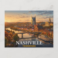 Nashville-Reisepostkarte | Downtown-Souvenir