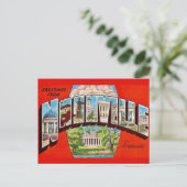  Nashville Retro Greeting  Postcard Postkarte (Stehend Vorderseite)