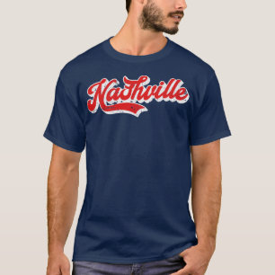 Nashville Retro Typografie Design 1 T-Shirt
