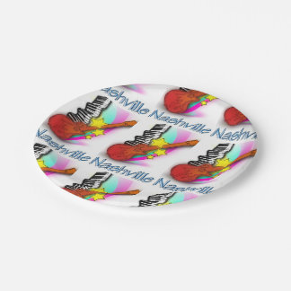 Nashville-Rhythmus Pappteller