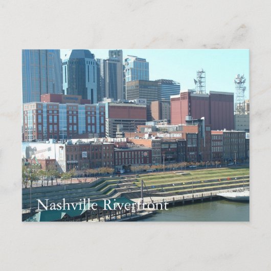 Nashville Riverfront - Nashville Riverfront Postkarte (Vorderseite)
