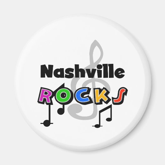 Nashville Rocks Magnet (Vorne)