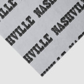 Nashville-Schwarz-Block Seidenpapier (Ausschnitt)